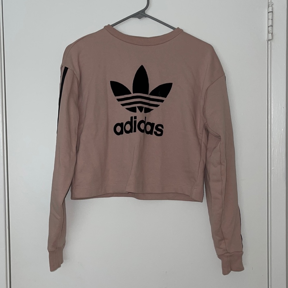 Adidas crop top sweatshirt